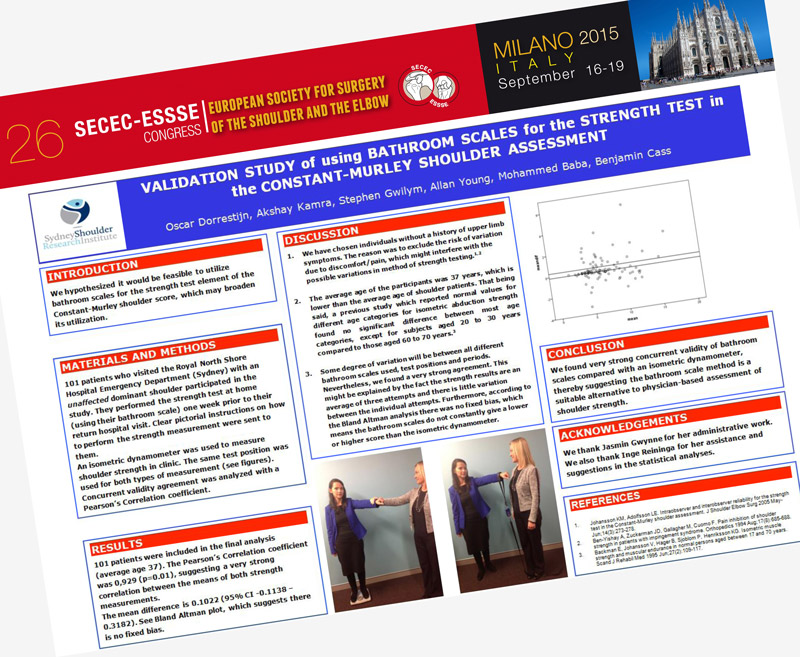 2015 SECEC - ESSSE Congress Milano Poster Presentation - Constant Score